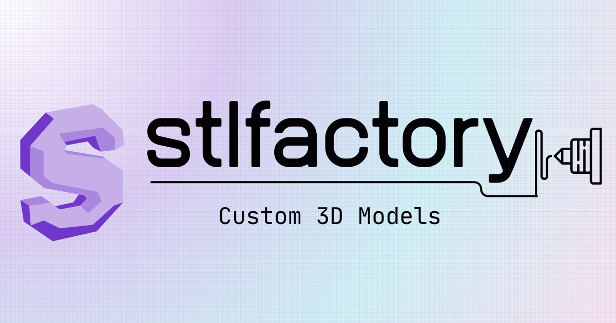 Create STL models ready for 3D printing - StlFactory